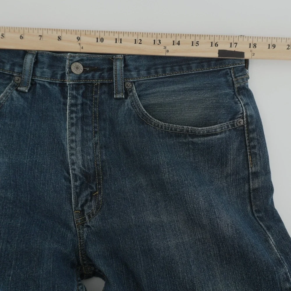 Levi's 505 Athletic Taper Jeans Mens 36x29 Blue Denim 100% Cotton 4090